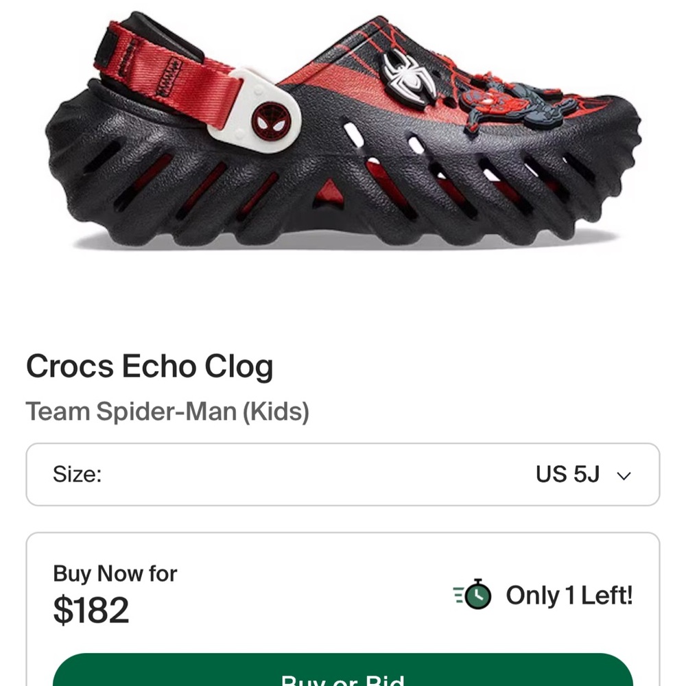Crocs echo clogs Spider-Man - Picture 7 of 7